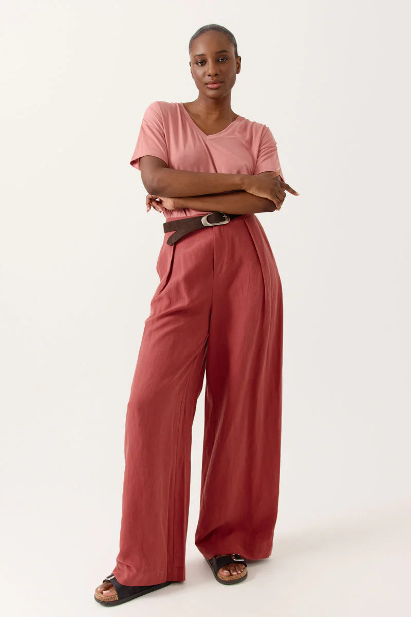 Artlove Francesca T-Shirt Terracotta Pink - Precious Sparkle