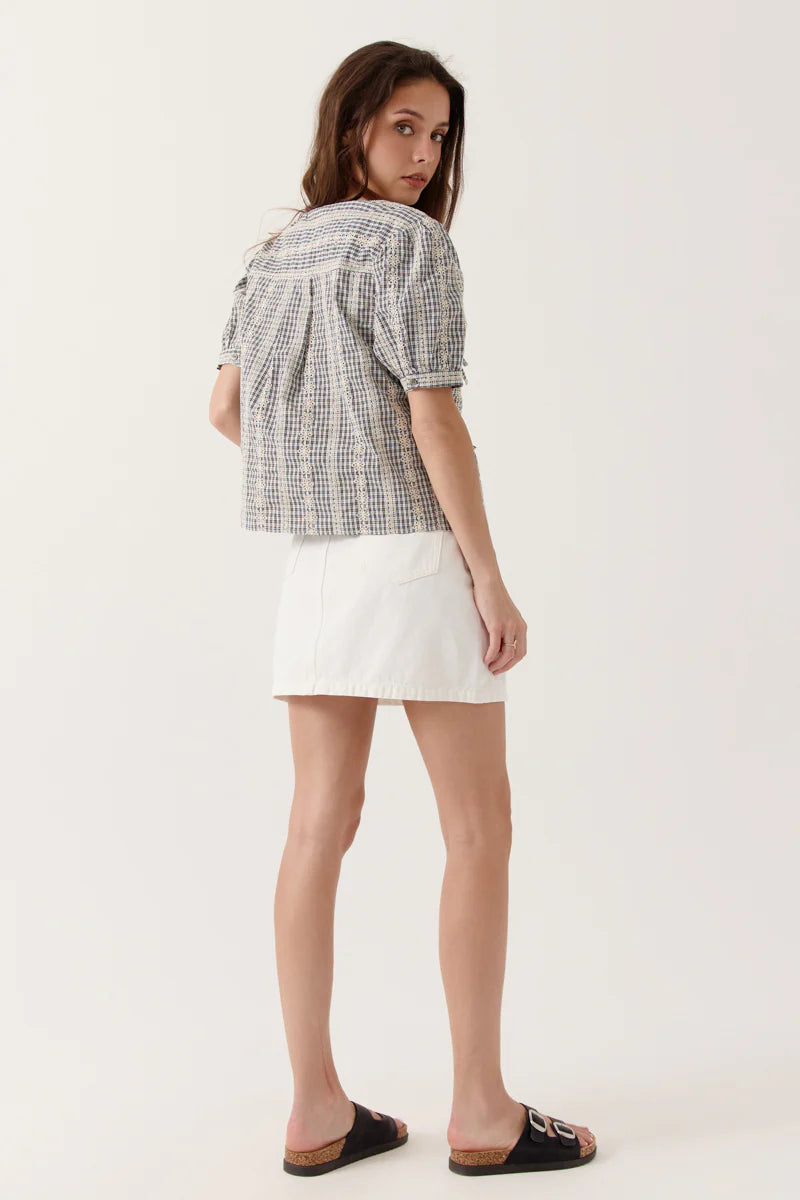 Artlove Neliane Tie-Front Blouse - Precious Sparkle