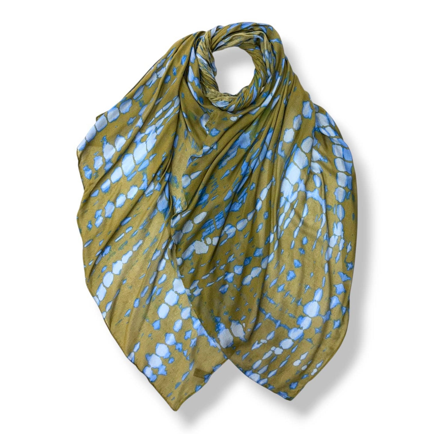 Abstract Speckle Design Green Blue