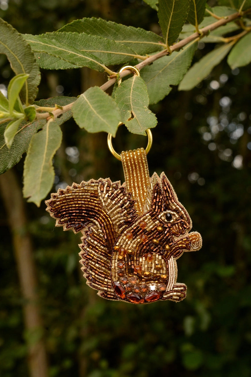 My Doris Squirrel Keyring/Bag Charm - Precious Sparkle