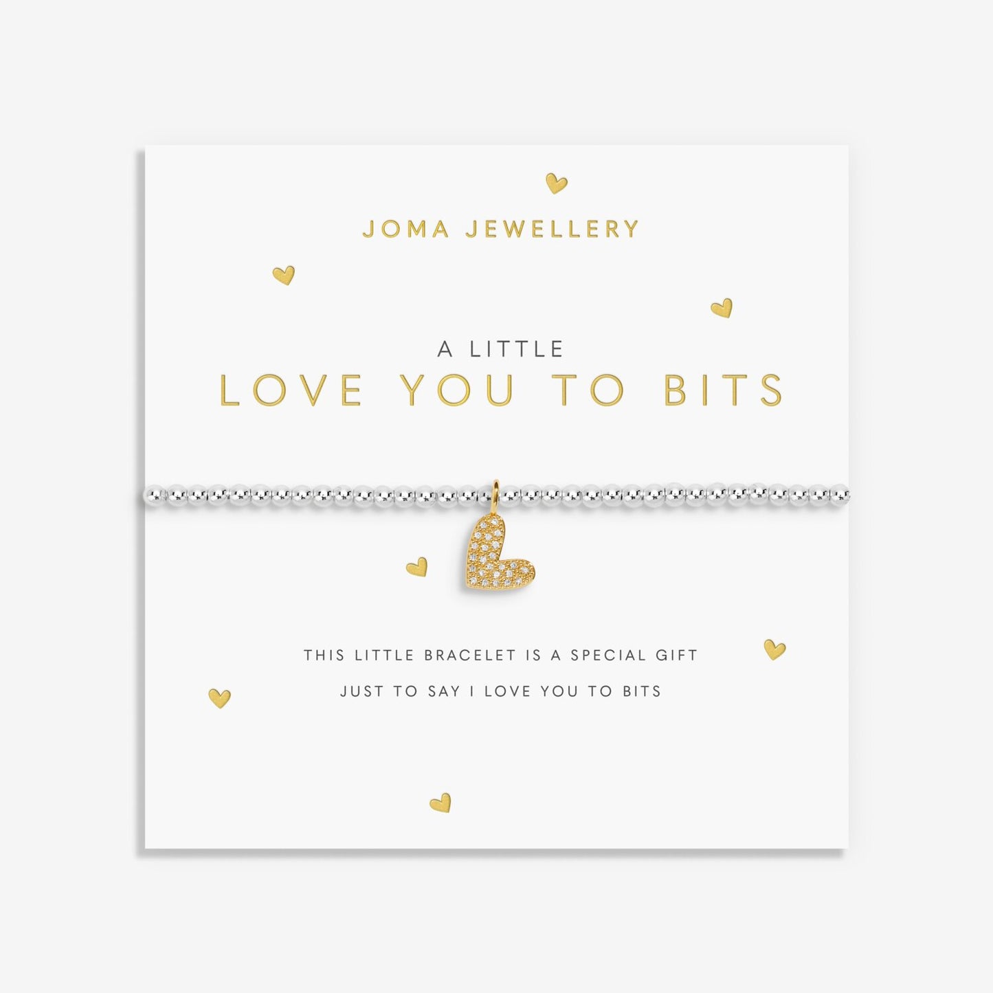Joma Jewellery A Little 'Love You To Bits' Bracelet - Precious Sparkle