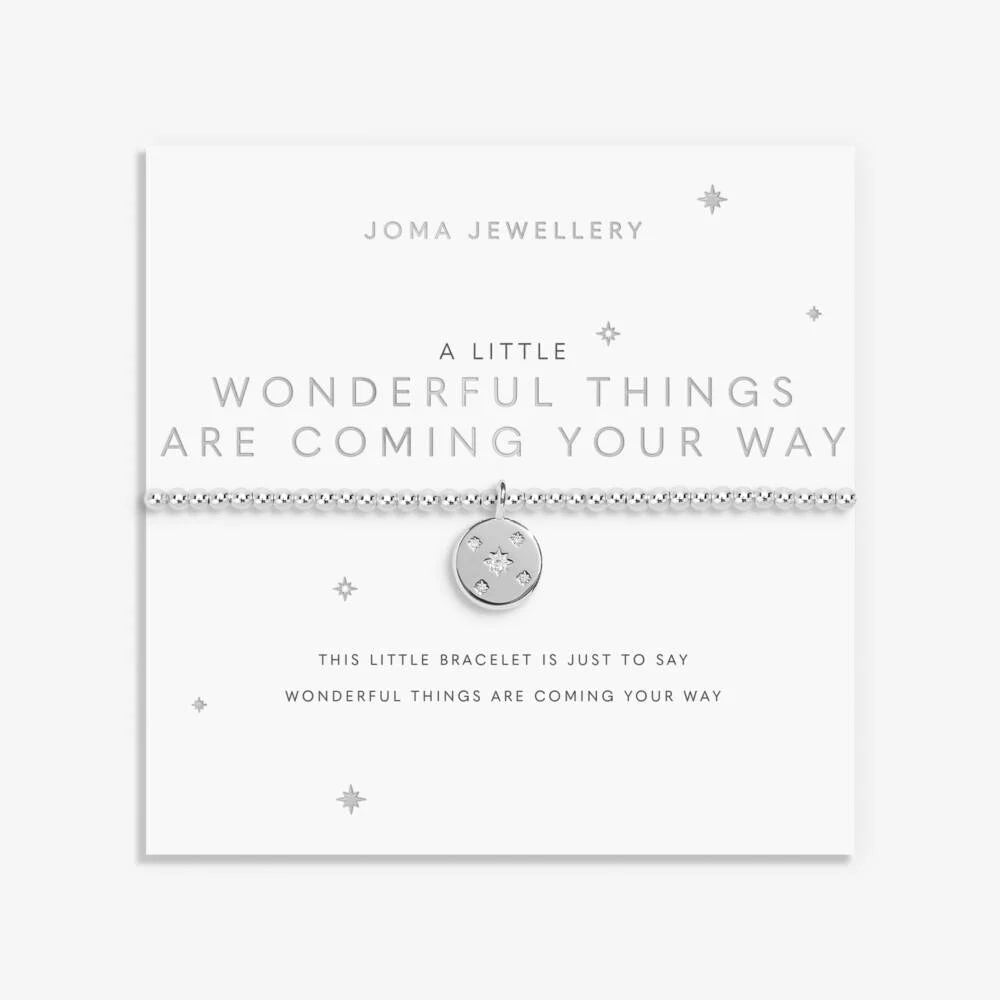 Joma A Little 'Wonderful Things Are Coming Your Way' Bracelet - Precious Sparkle