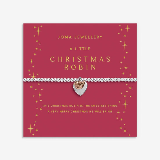 Jome Jewellery A Little Christmas Robin Bracelet - Precious Sparkle