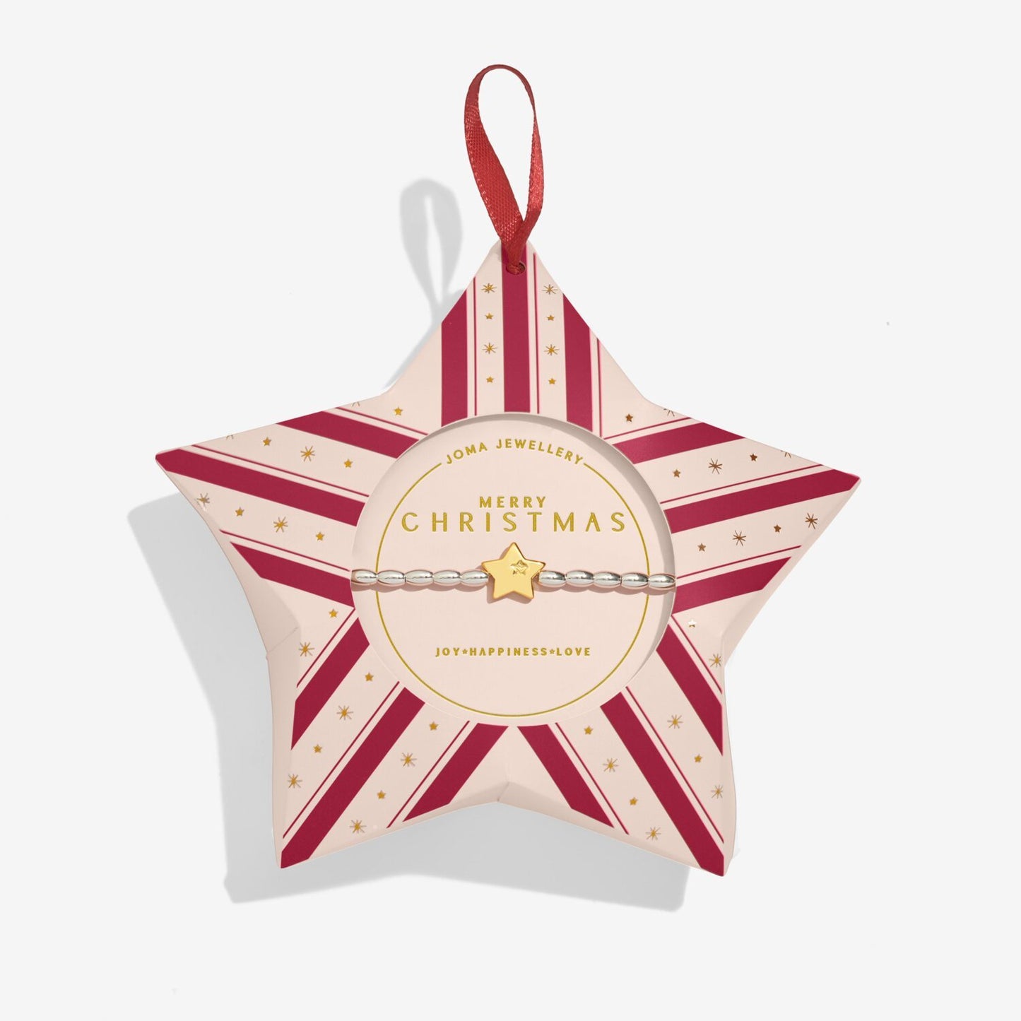 Joma Jewellery Christmas Wish 'Merry Christmas' Bracelet - Precious Sparkle