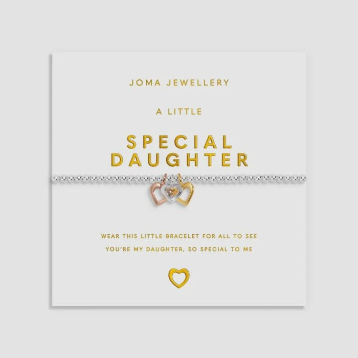 Joma Jewellery A Little Charmed Moments 'Special Daughter' Bracelet - Precious Sparkle