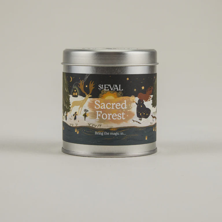 St Eval Christmas Sacred Forest Candle Tin - Precious Sparkle