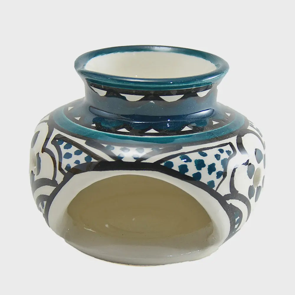Fair Trade Ceramic Wax Melt Holder - Precious Sparkle
