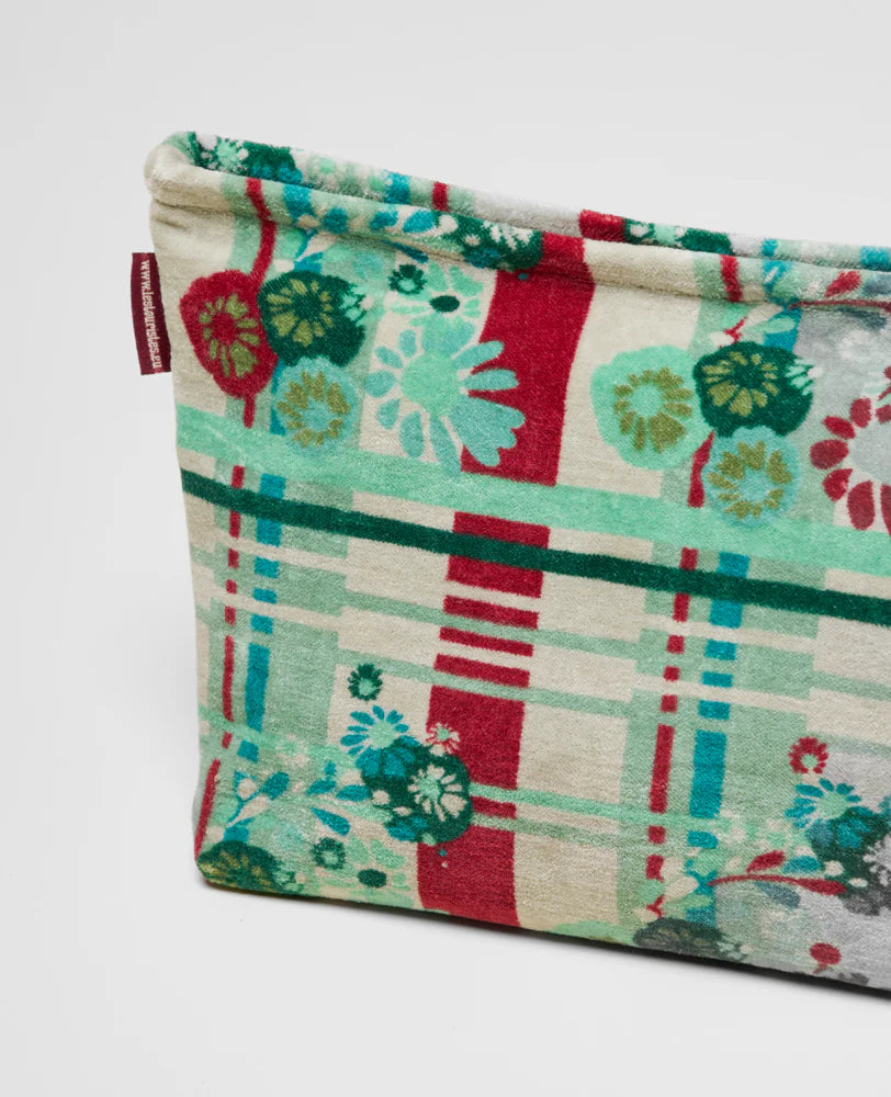 Les Touristes Washbag Velvet Dundee Sauge - Precious Sparkle