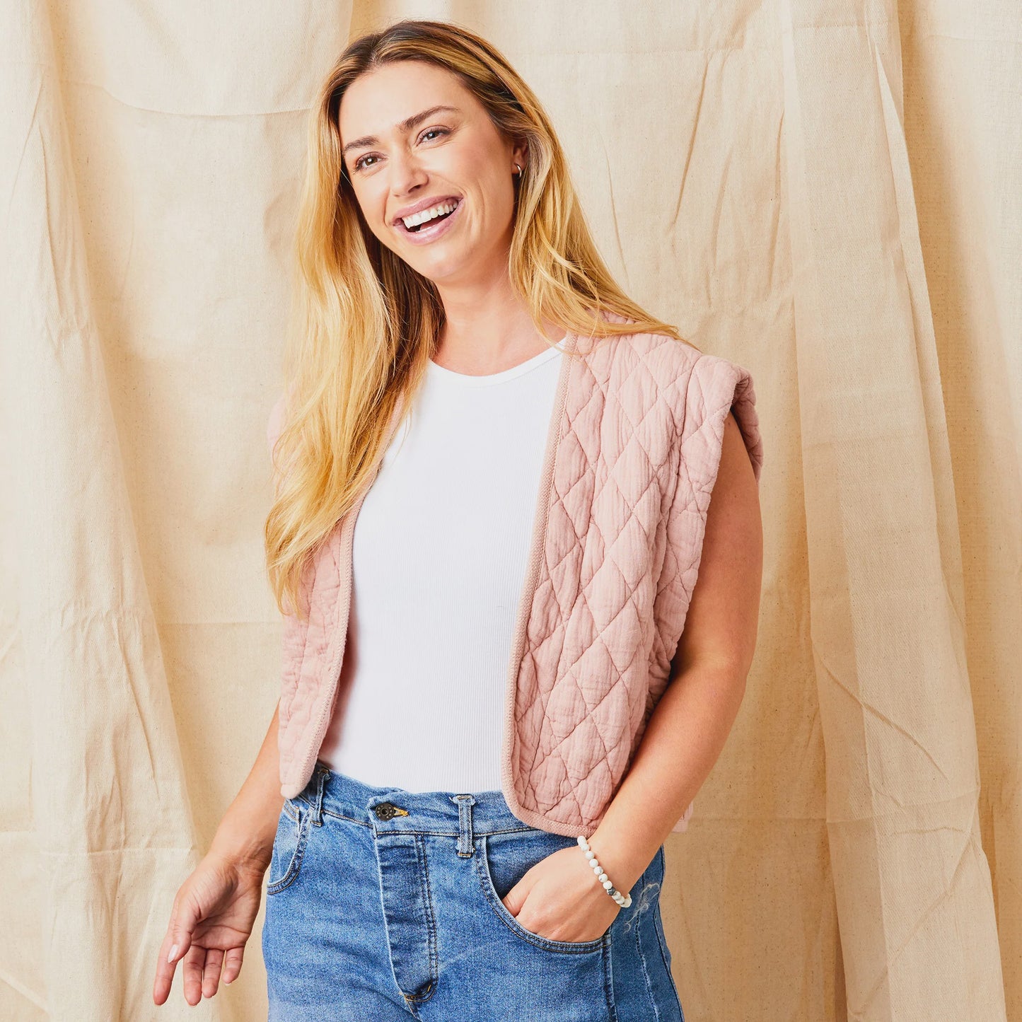 Suzy D London Carrie Quilted Waistcoat