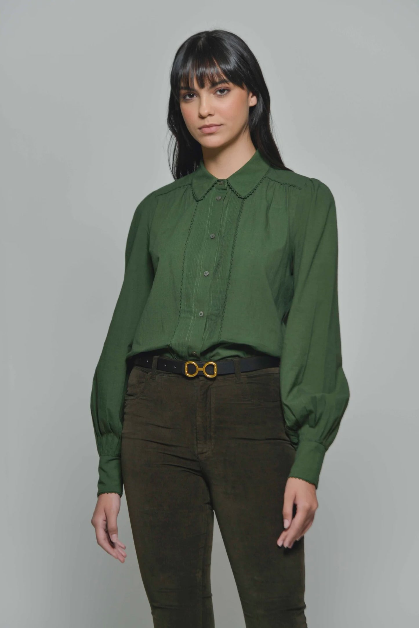 Hartwell Mariella Olive Green Shirt