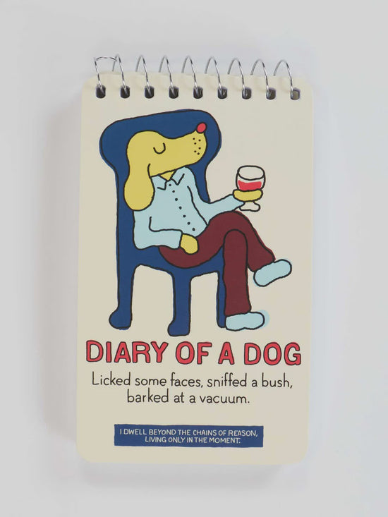 Blue Q Diary of a Dog Notepad - Precious Sparkle