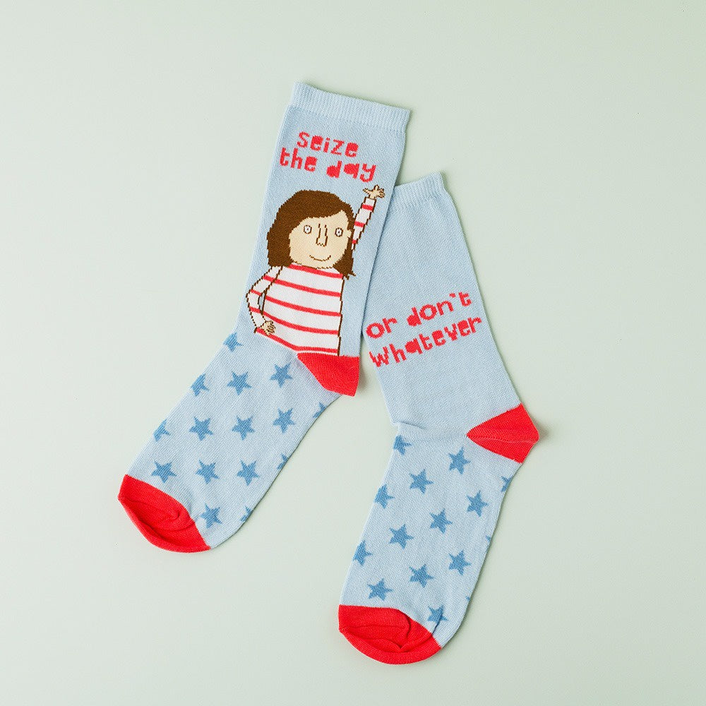 Rosie Made A Thing Seize the Day Socks