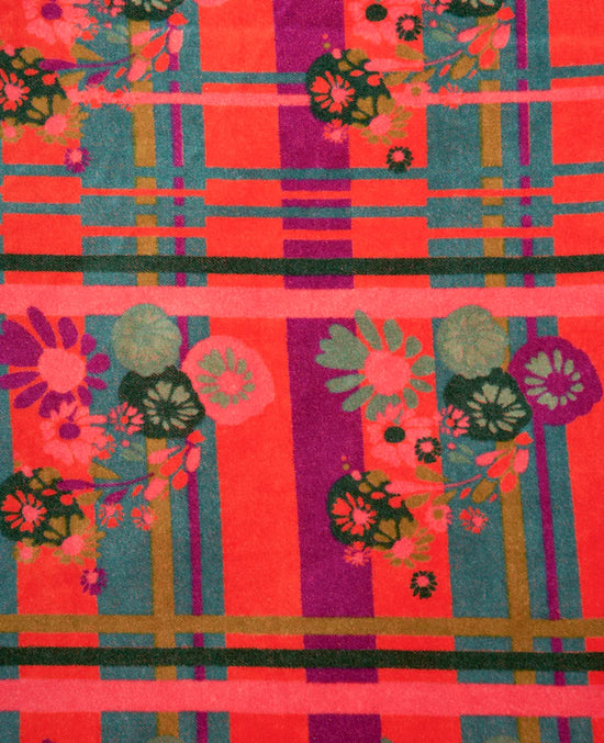 Les Touristes Velvet Kimono Dressing Gown Dundee Orange - Precious Sparkle