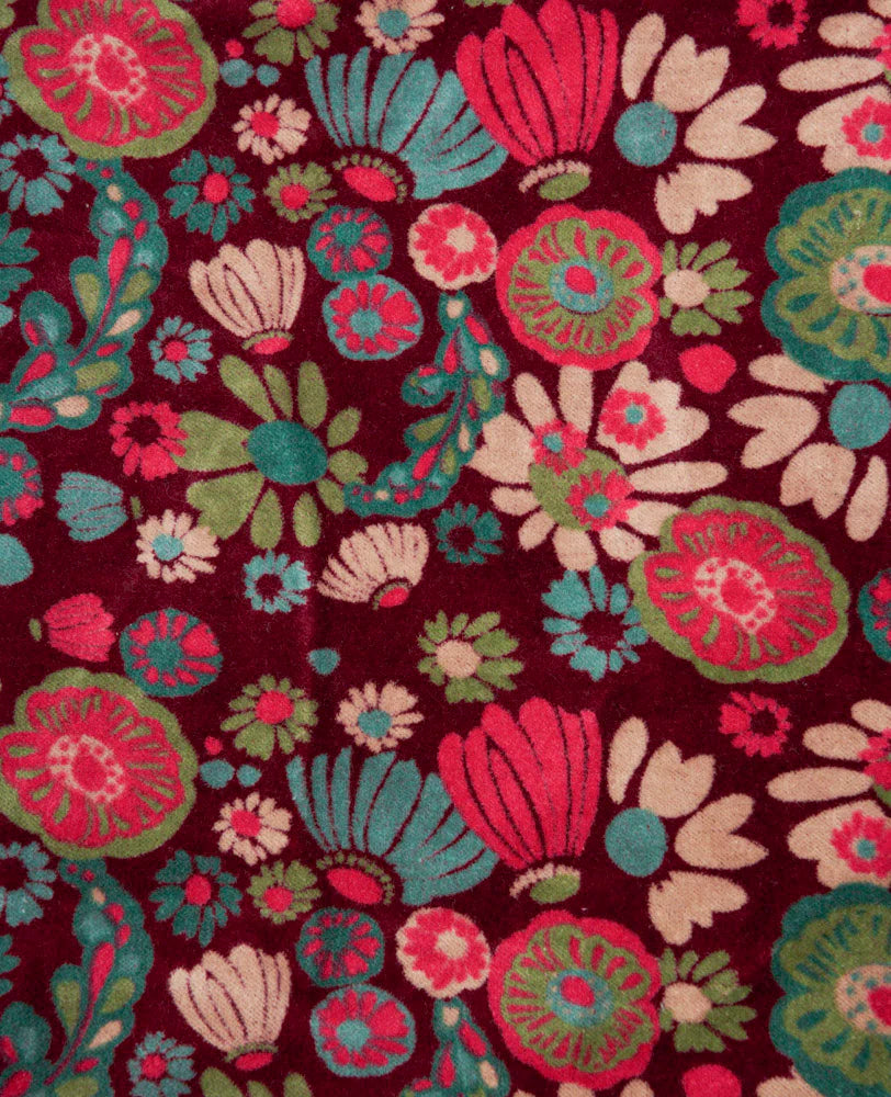 Les Touristes Velvet Kimono Dressing Gown Molly Coral - Precious Sparkle