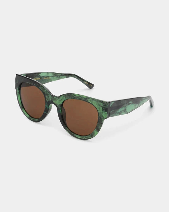 A.kjaerbede Accessories A.Kjaerbede Lily Sunglasses Green Marble Transparent