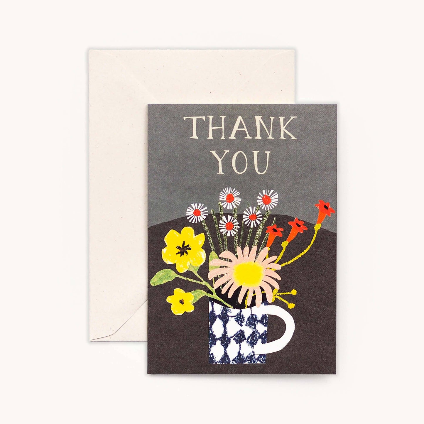 Floral Thank You Card - Precious Sparkle