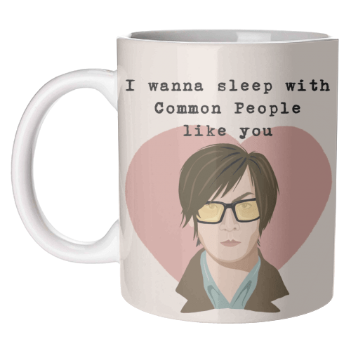 Art Wow Homewares Common People Jarvis Cocker Pulp Mug