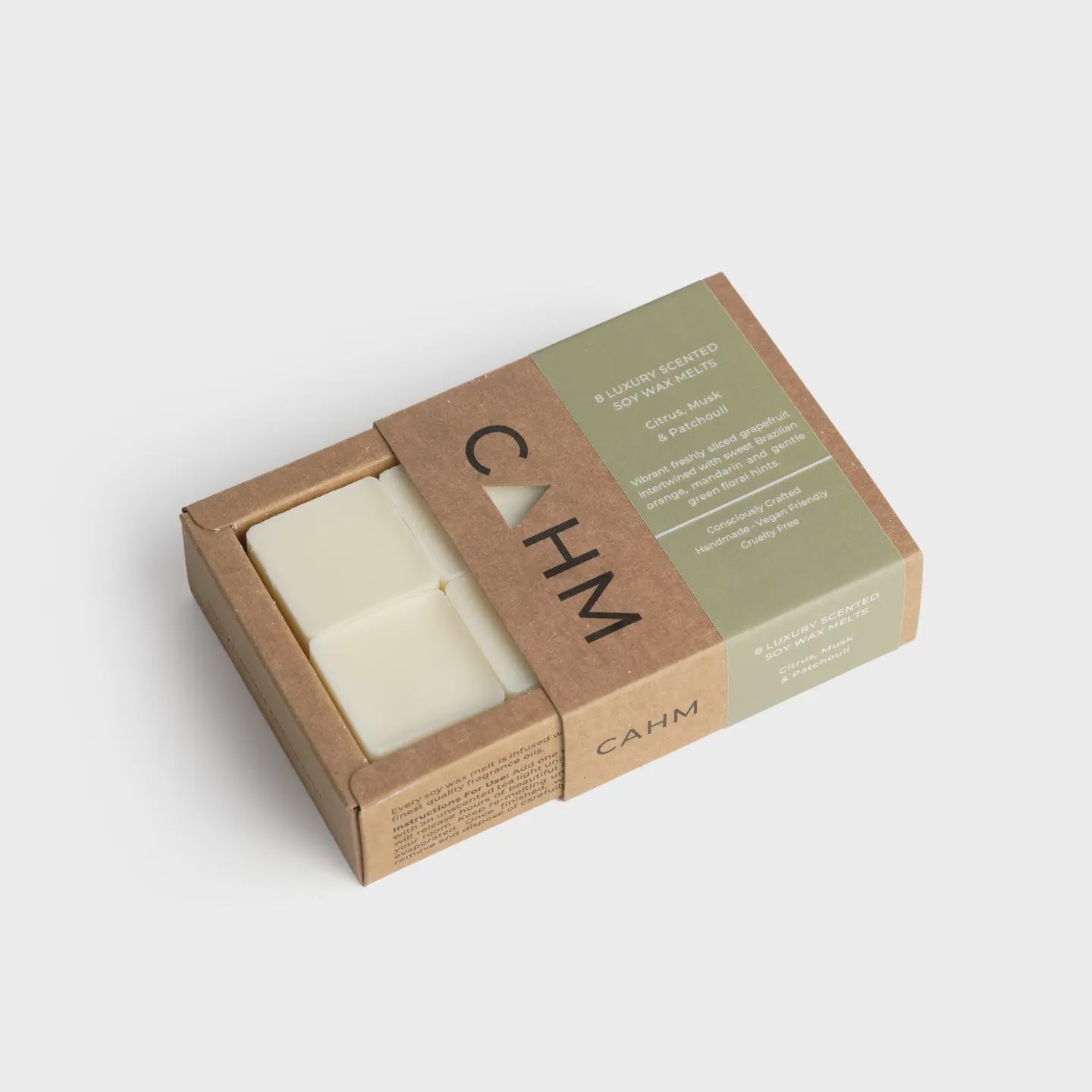 CAHM Citrus, Musk and Patchouli Soy Wax Melts