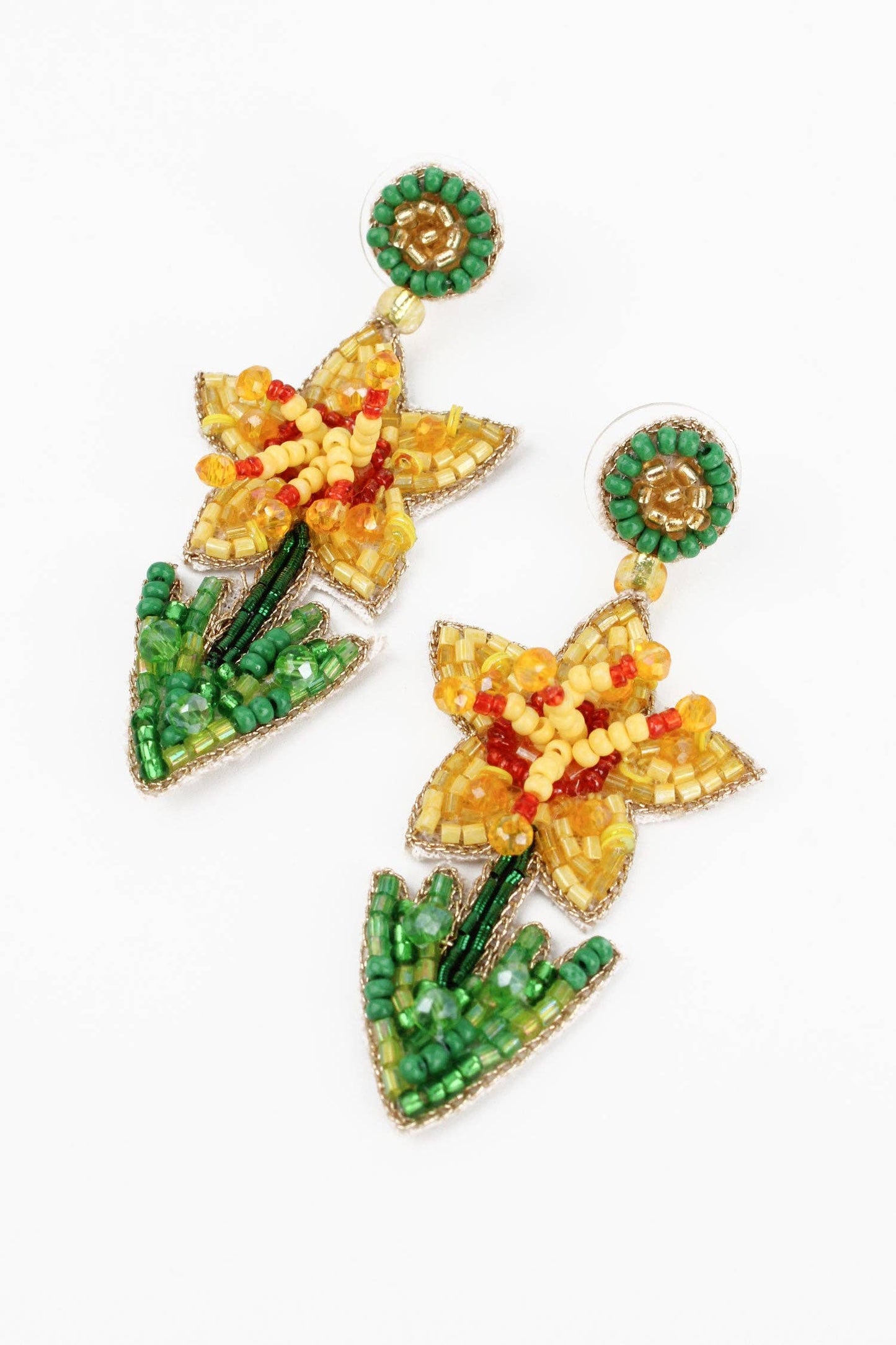 My Doris Daffodil Earrings - Precious Sparkle