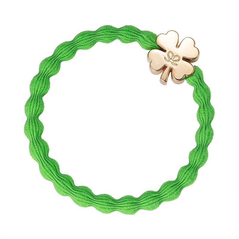 By Eloise Accessories By Eloise Bangle Band Gold Clover Apple Green