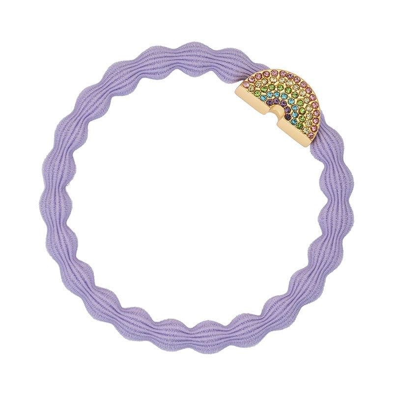 By Eloise Accessories By Eloise Bangle Band Rainbow Diamante Lavender