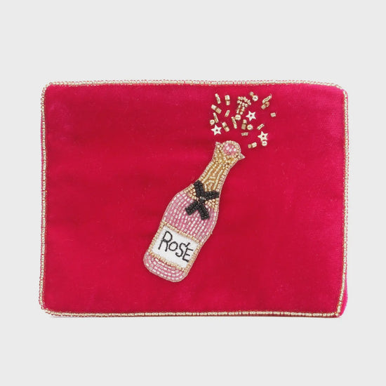 My Doris Pink Rose Small Pouch - Precious Sparkle