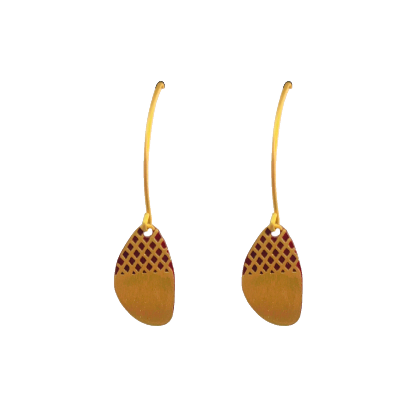 Maya Hook Earrings Brown - Precious Sparkle