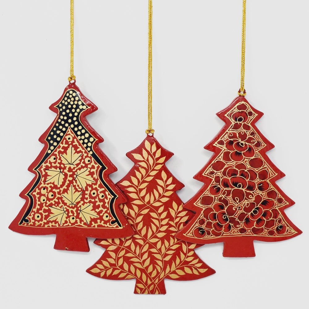 Fair Trade Red Hanging Tree - Precious Sparkle
