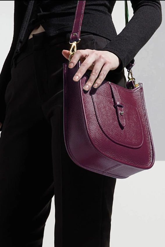 Cherry Paris Sienna Bag Bordeaux - Precious Sparkle
