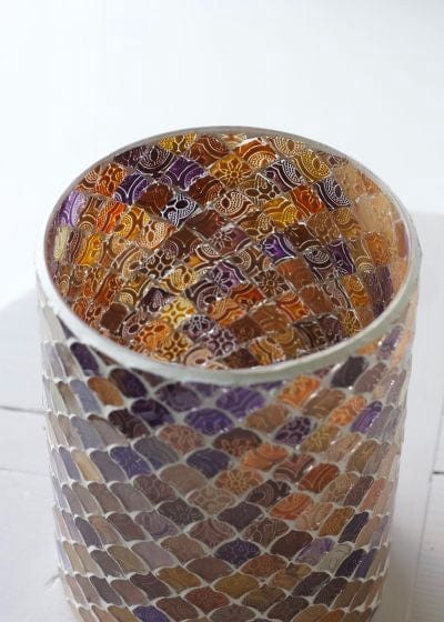 De Weldaad Homewares Funky Mosaic Tealight Large