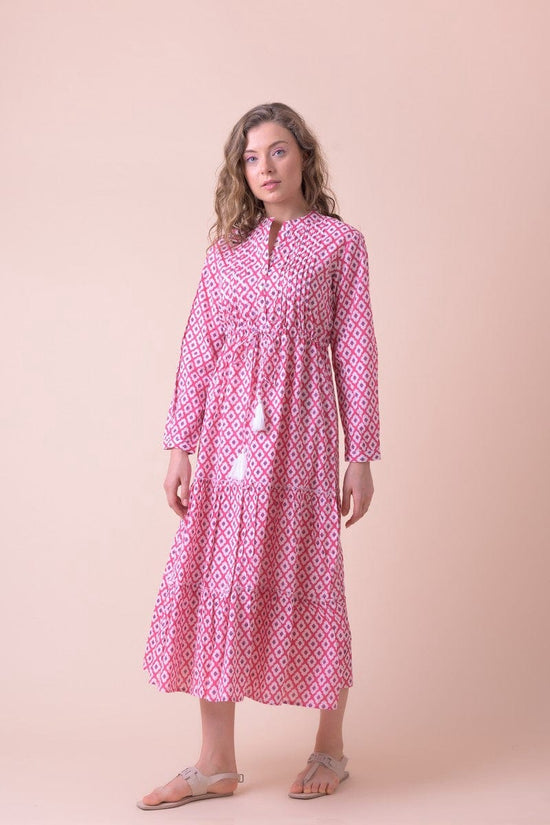 Handprint Dream Apparel Corfu Dress Habibi Pink