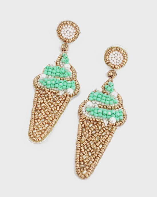 My Dori Mint Ice Cream Earrings