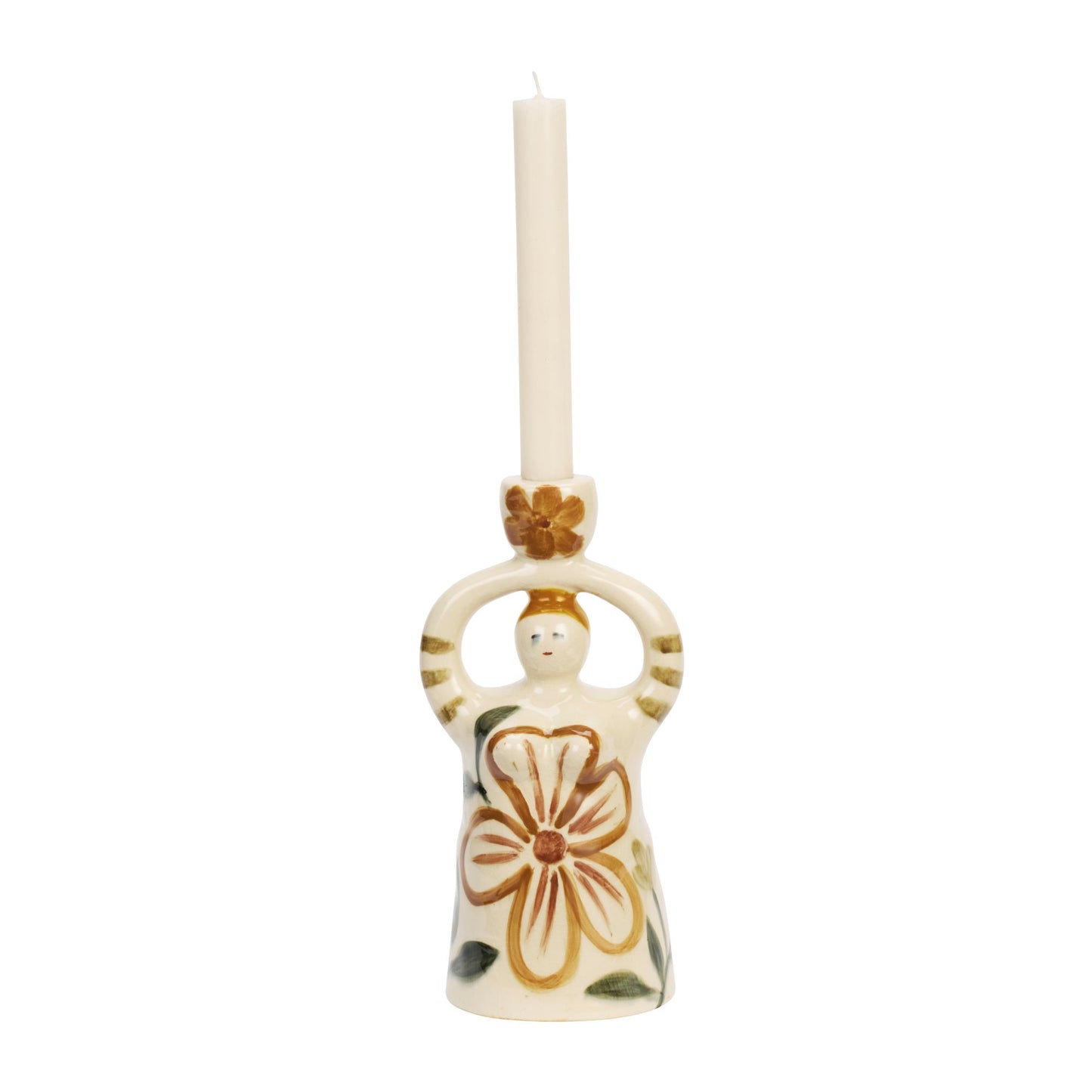 Madame Stoltz Hand-painted Candle Holder Figurine