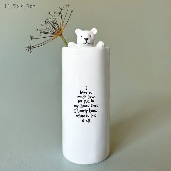 Load image into Gallery viewer, East of India Homewares East of India Animal Vase Bear
