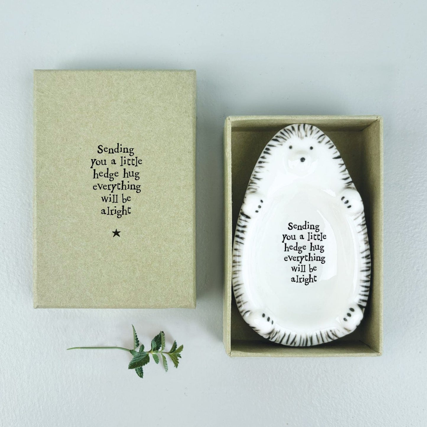 East of India Homewares East of India Flat Dish Hedgehog