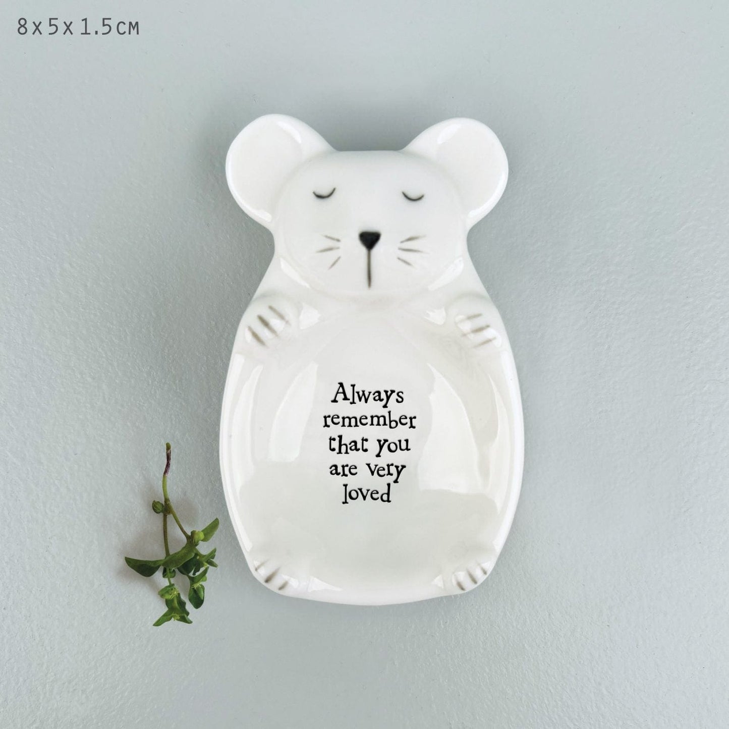 East of India Homewares East of India Flat Dish Mouse