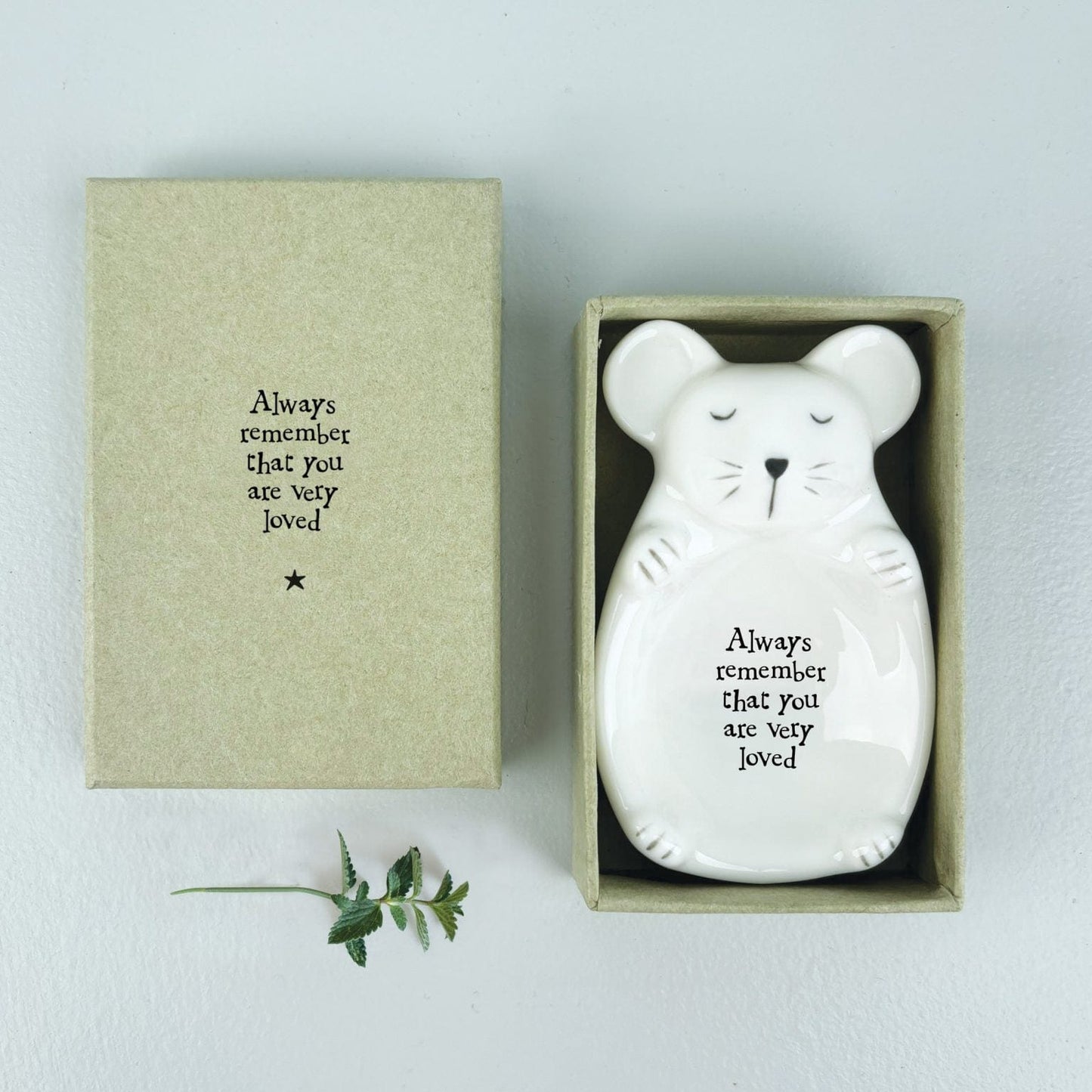East of India Homewares East of India Flat Dish Mouse