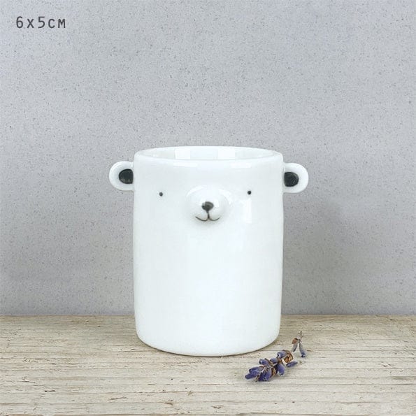 East of India Homewares East of India Round pot-Bear