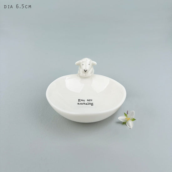 Load image into Gallery viewer, East of India Homewares East of India Small Animal Bowl Sheep

