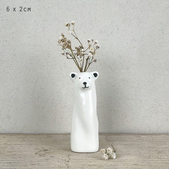 East of India Homewares East of India Tall vase- Bear