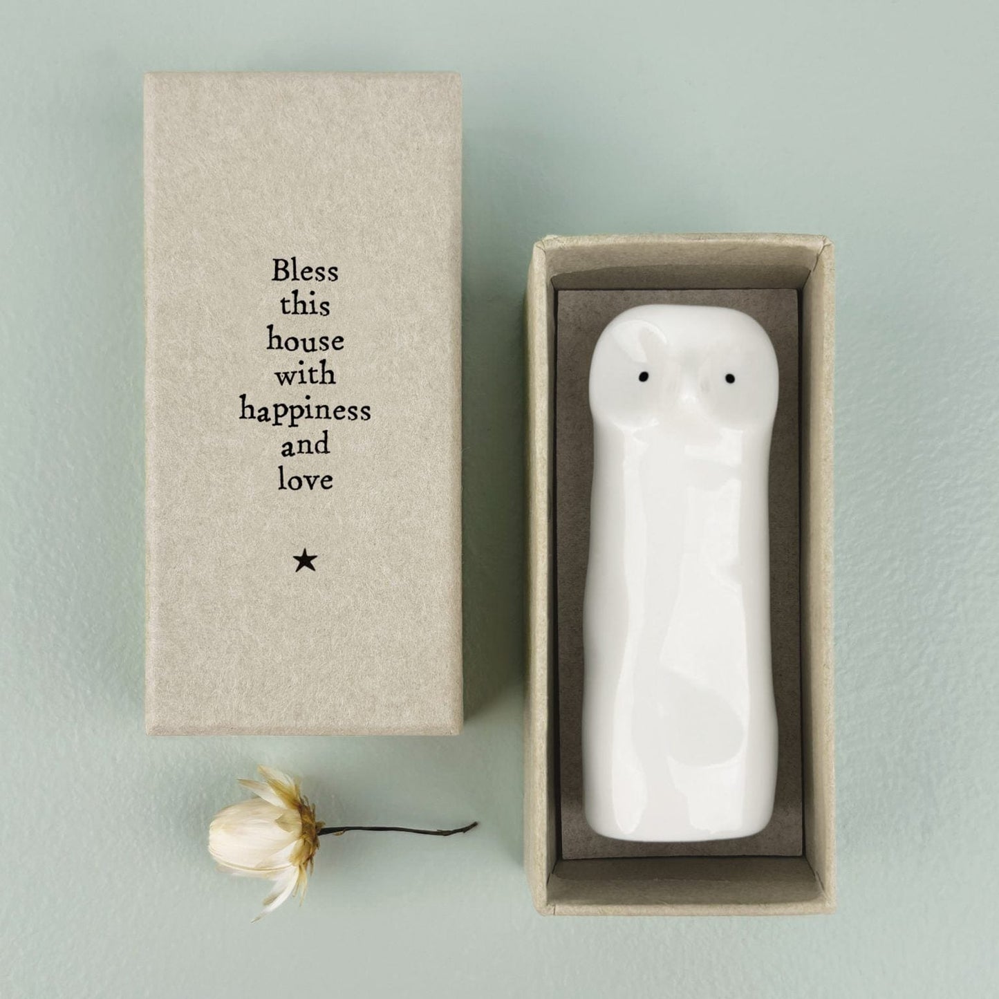 East of India Homewares East of India Tall Vase - Owl