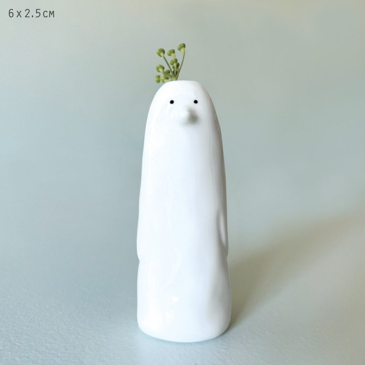 East of India Homewares East of India Tall Vase- Penguin