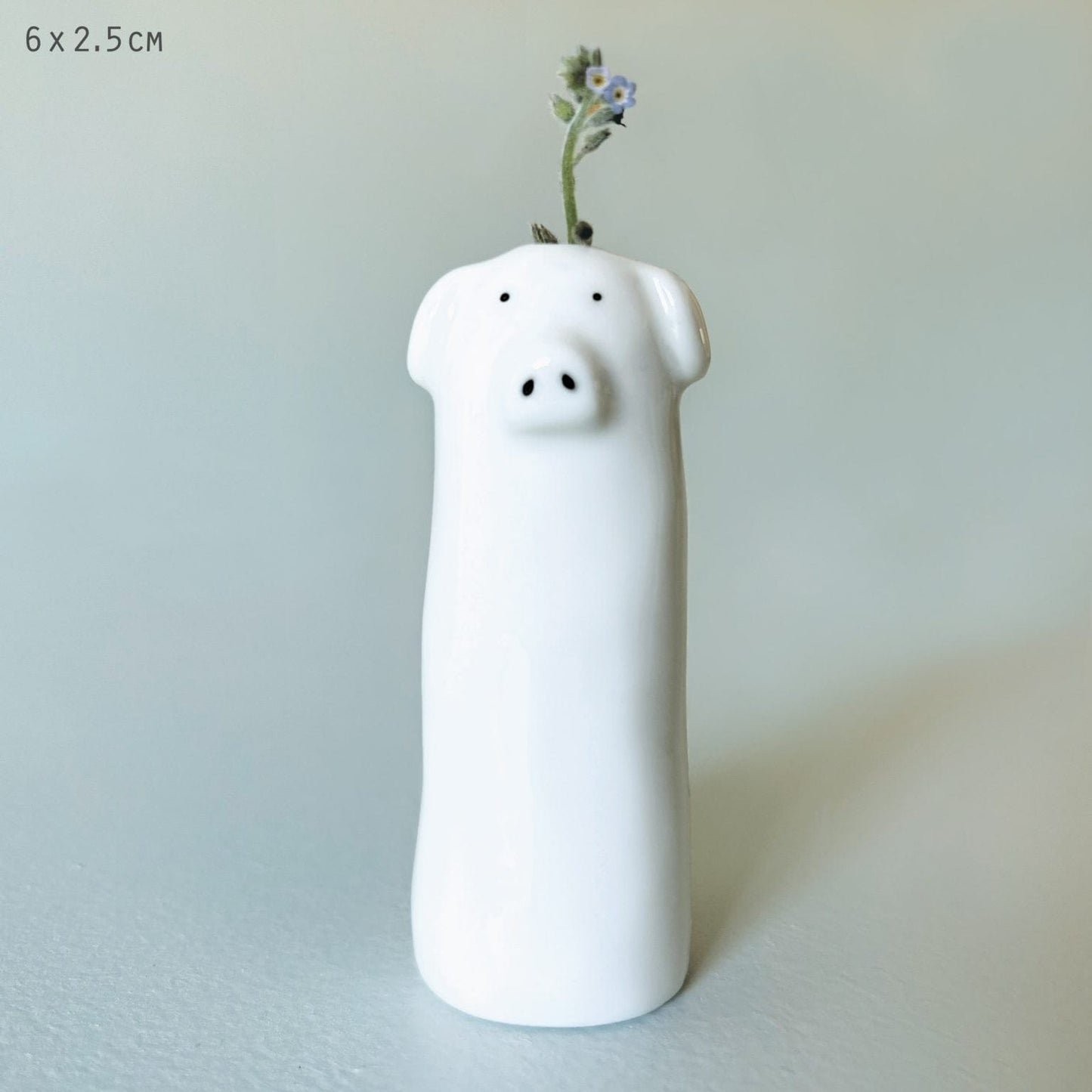 East of India Homewares East of India Tall Vase- Pig