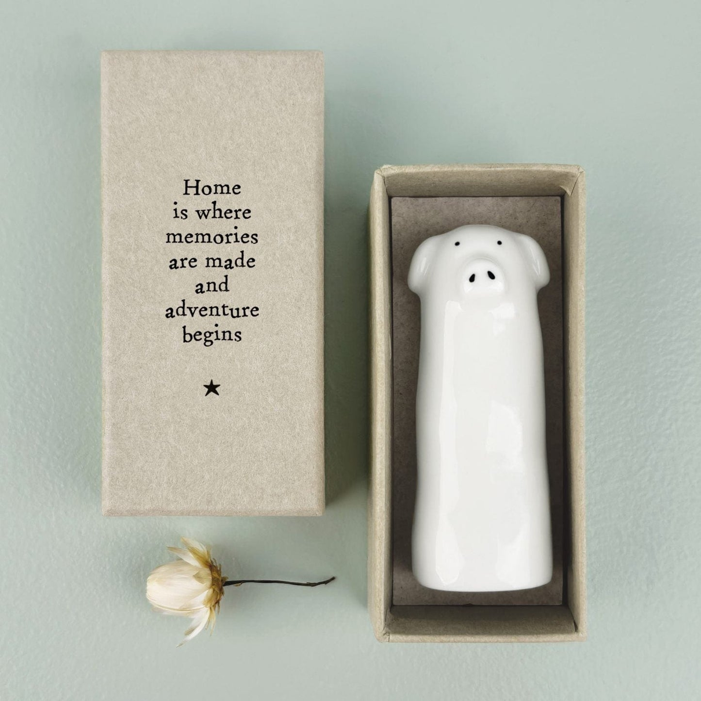 East of India Homewares East of India Tall Vase- Pig