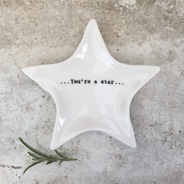 East of India Homewares East of India Wobbly Dish You're a Star