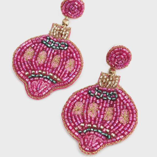 My Doris Pink Multi Star Bauble Earrings - Precious Sparkle