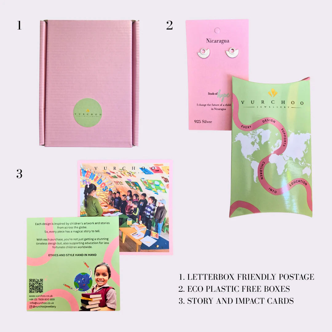 Vurchoo Studs of Hope Starfish Earrings Silver - Precious Sparkle