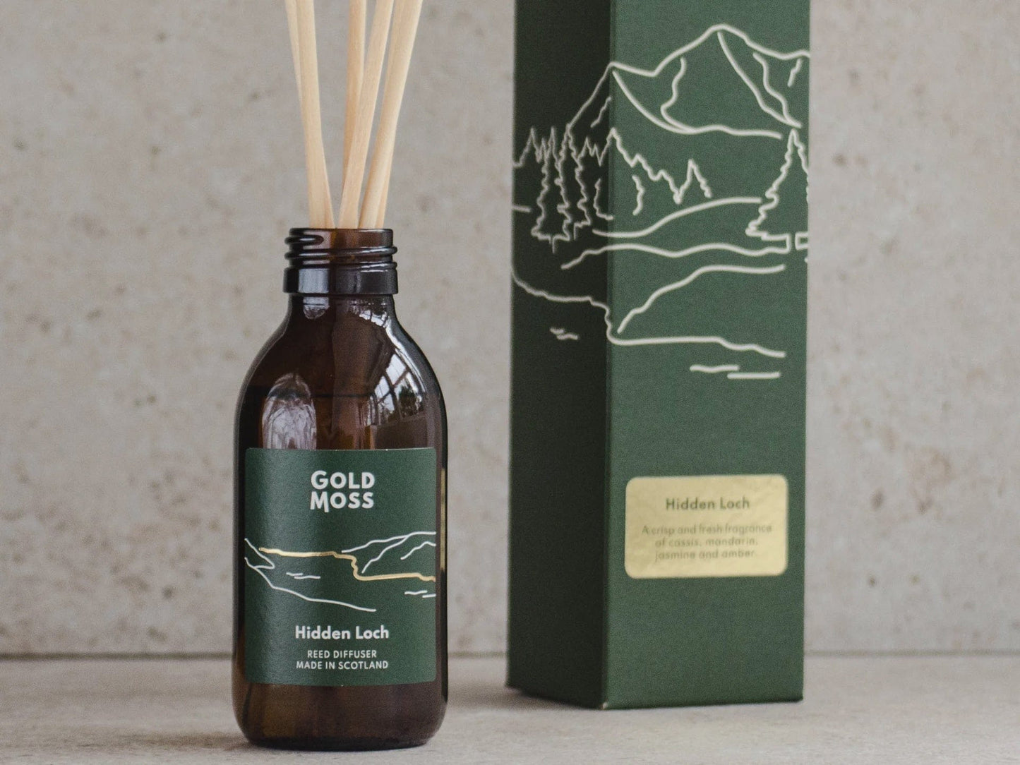 Gold Moss Homewares Gold Moss Hidden Loch Reed Diffuser