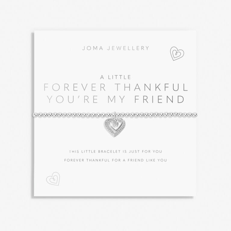 Joma Jewellery Jewellery Joma Jewellery A Little 'Forever Thankful You Are My Friend' Bracelet