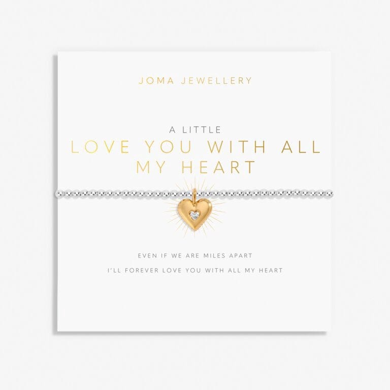 Joma Jewellery Jewellery Joma Jewellery A Little 'Love You With All My Heart' Bracelet